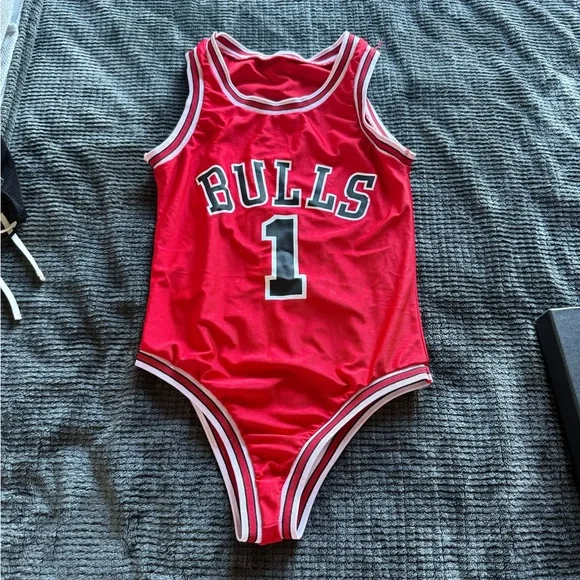 Chicago Bulls Red One Piece